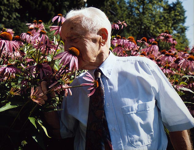 Alfred Vogel mit Echinacea